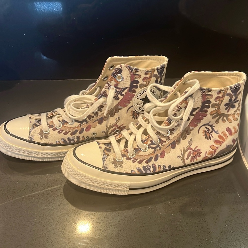 Converse Floral Design High Tops